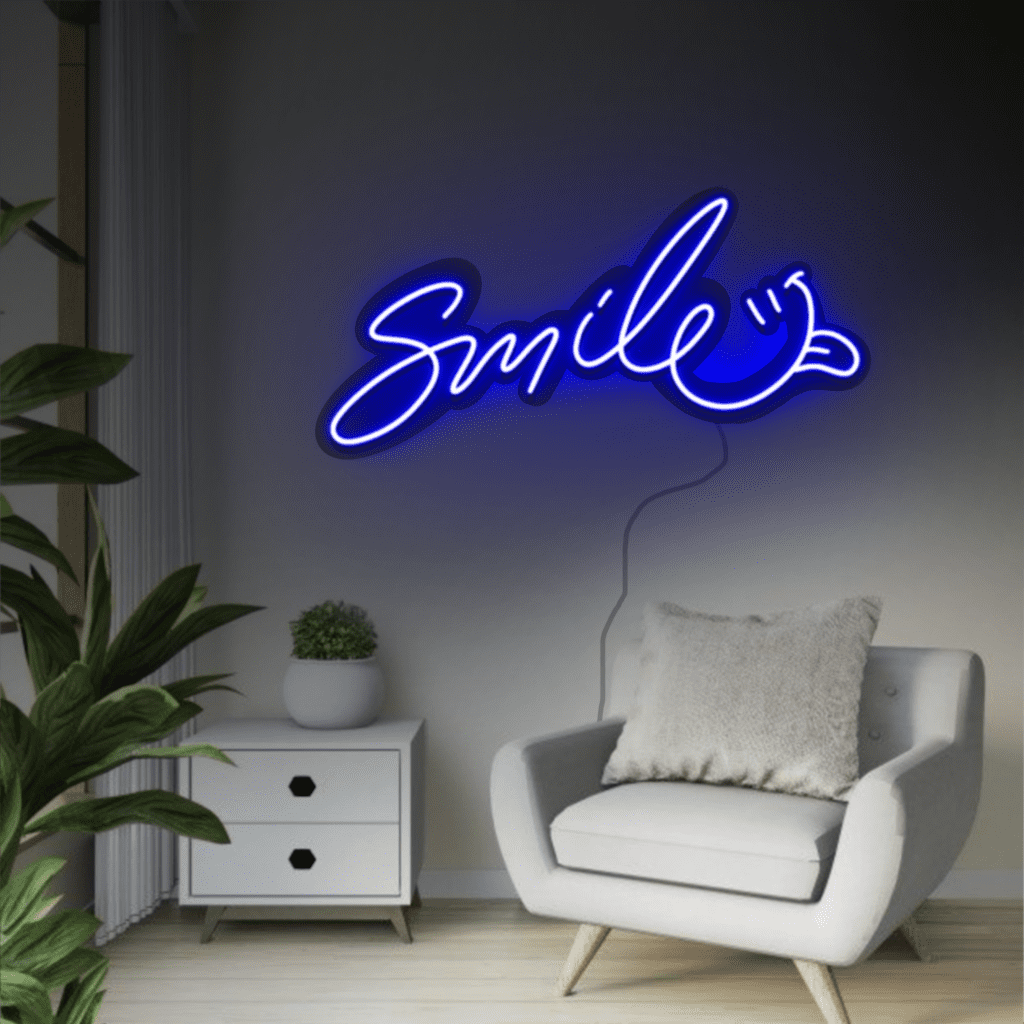 Smile Neon Sign