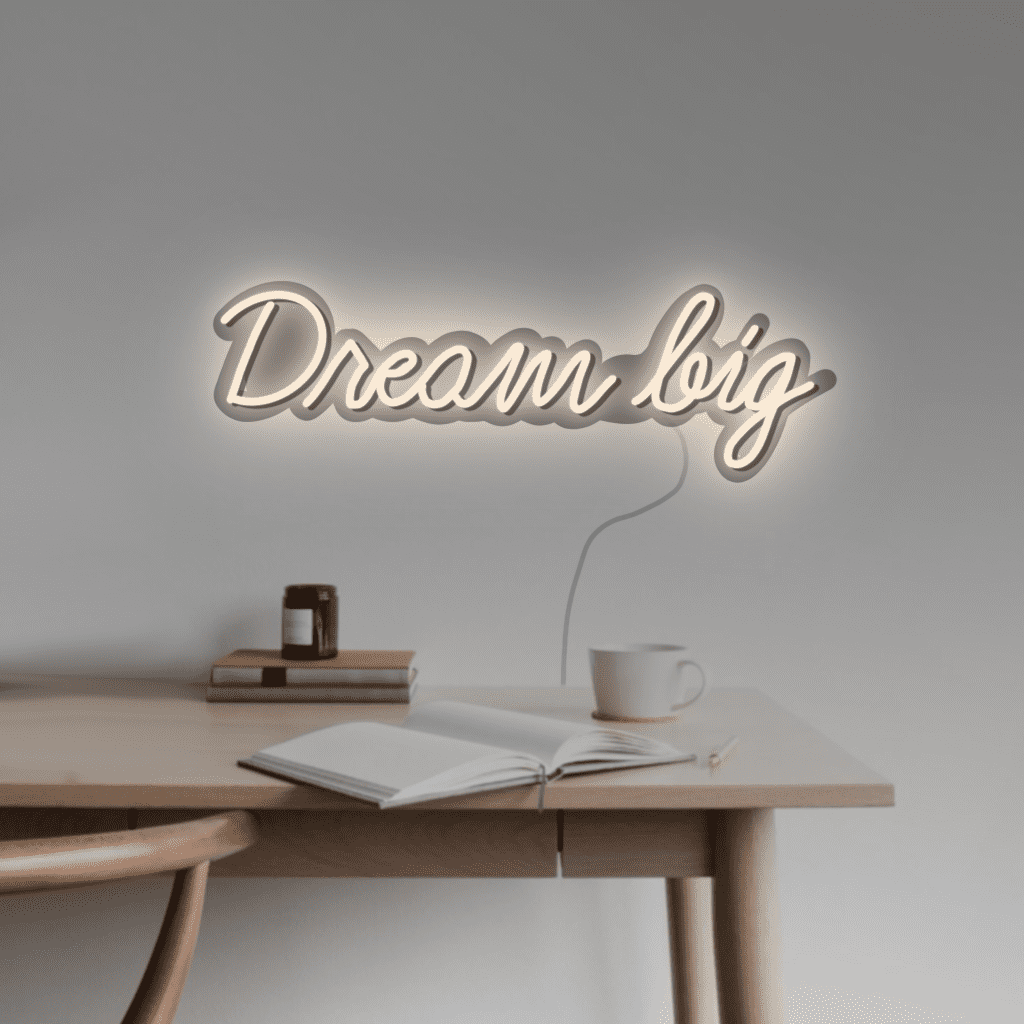 Dream Big Neon Sign