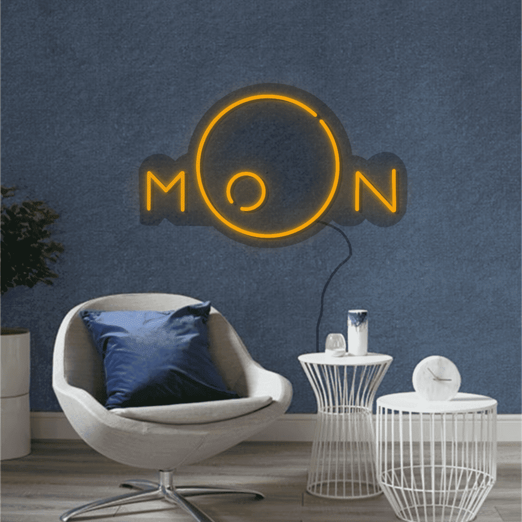 Moon Neon Sign