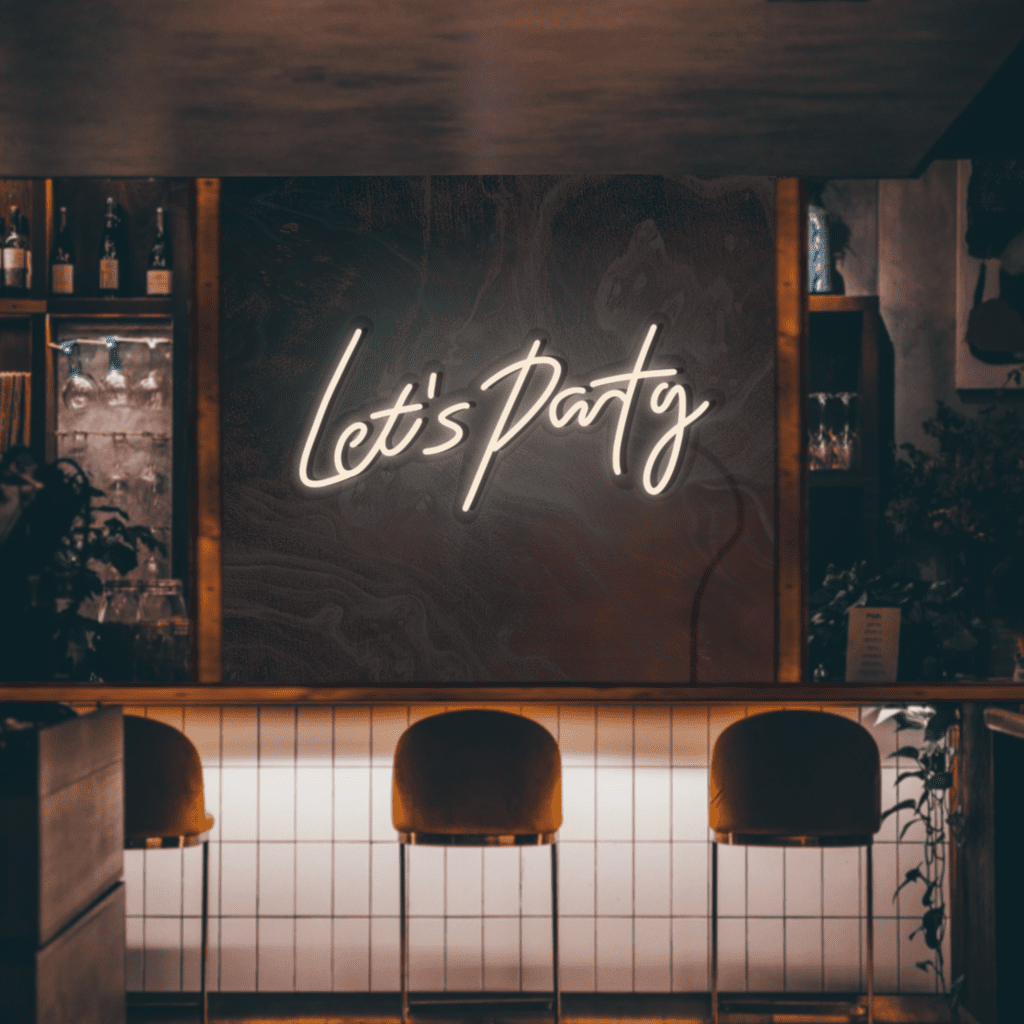 Let’s Party Neon Sign