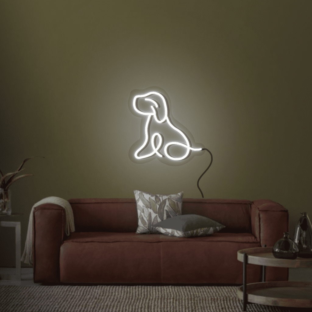 Dog Neon Sign