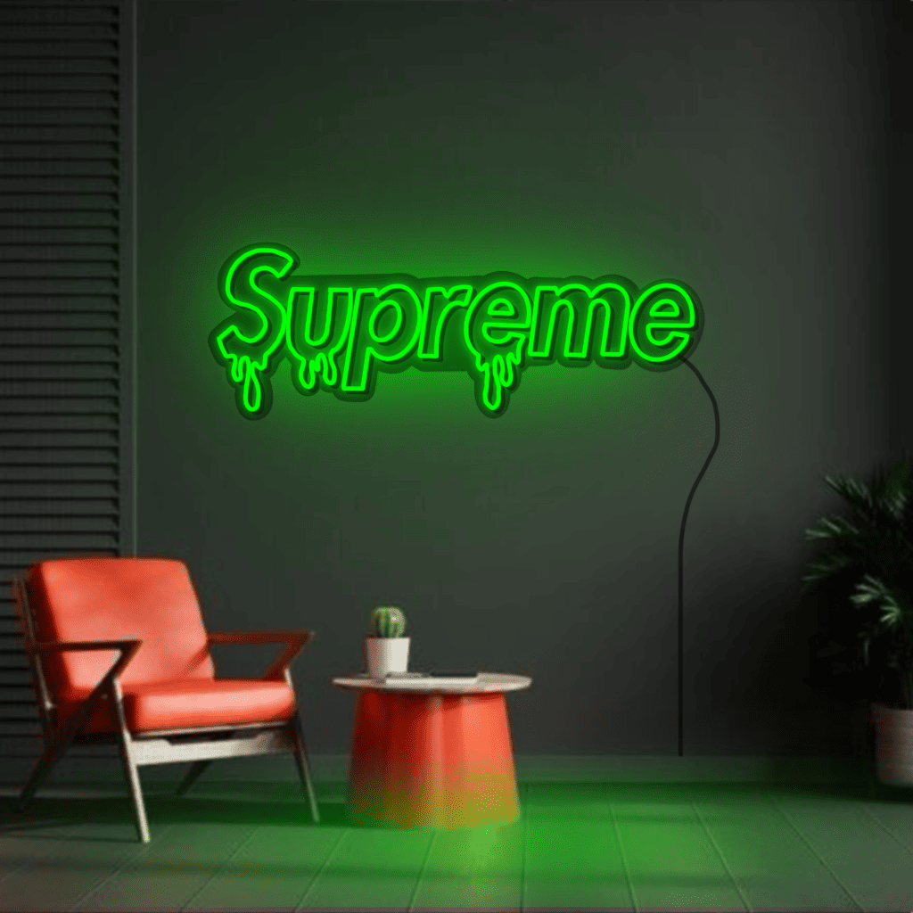 Supreme Neon Sign