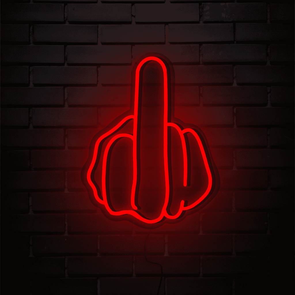 Fuck Symbol Neon Sign