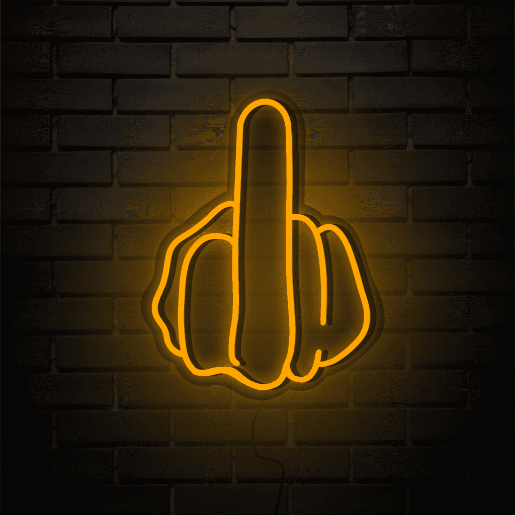 Fuck Symbol Neon Sign