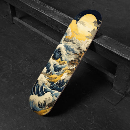 Midnight Wave Skateboard Deck