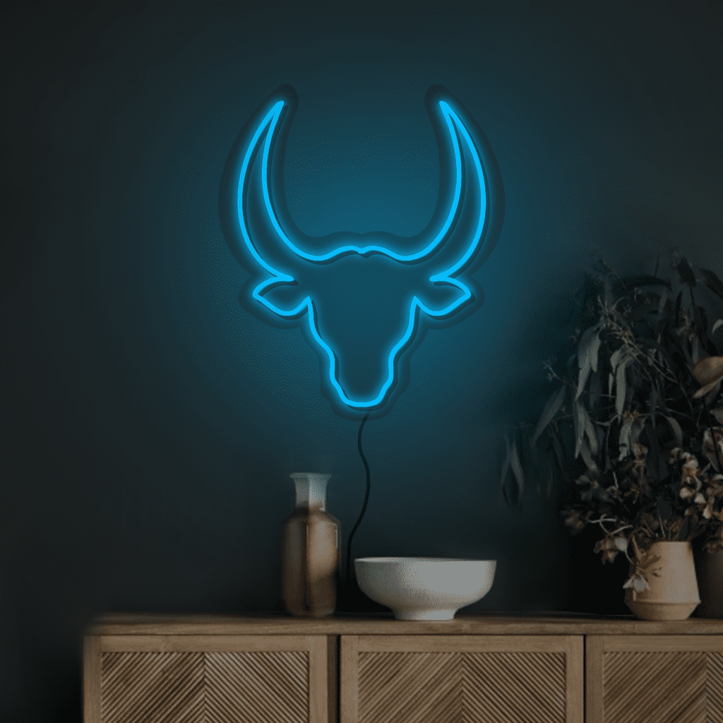 Bull Neon Sign