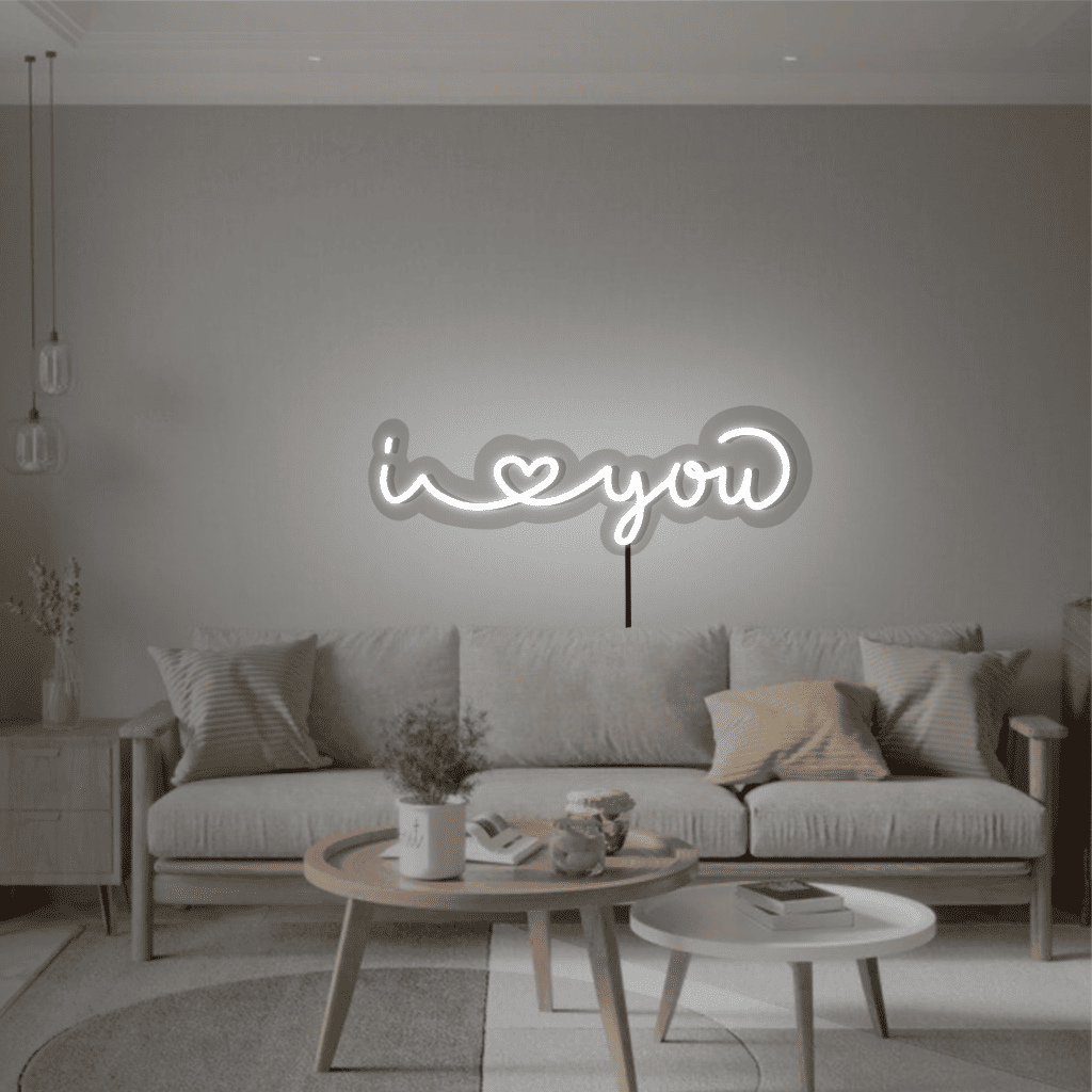 I Love You Neon Sign