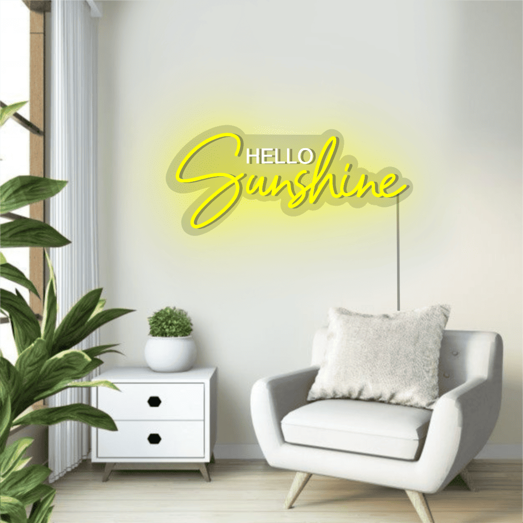 Hello Sunshine Neon Sign