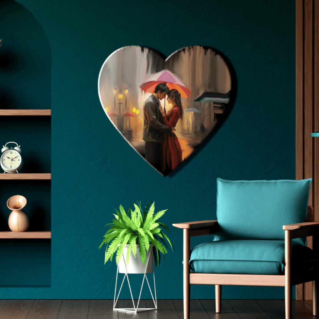 Me&amp;U Heart Canvas