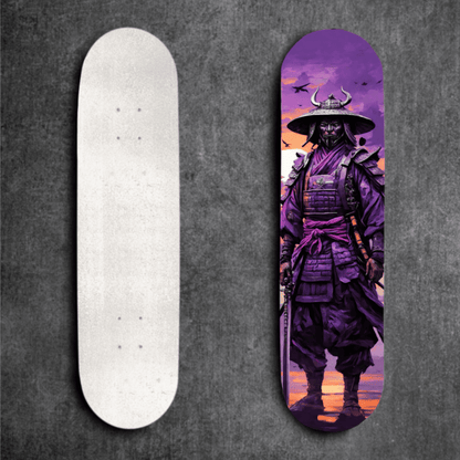 The Samurai Skateboard Deck