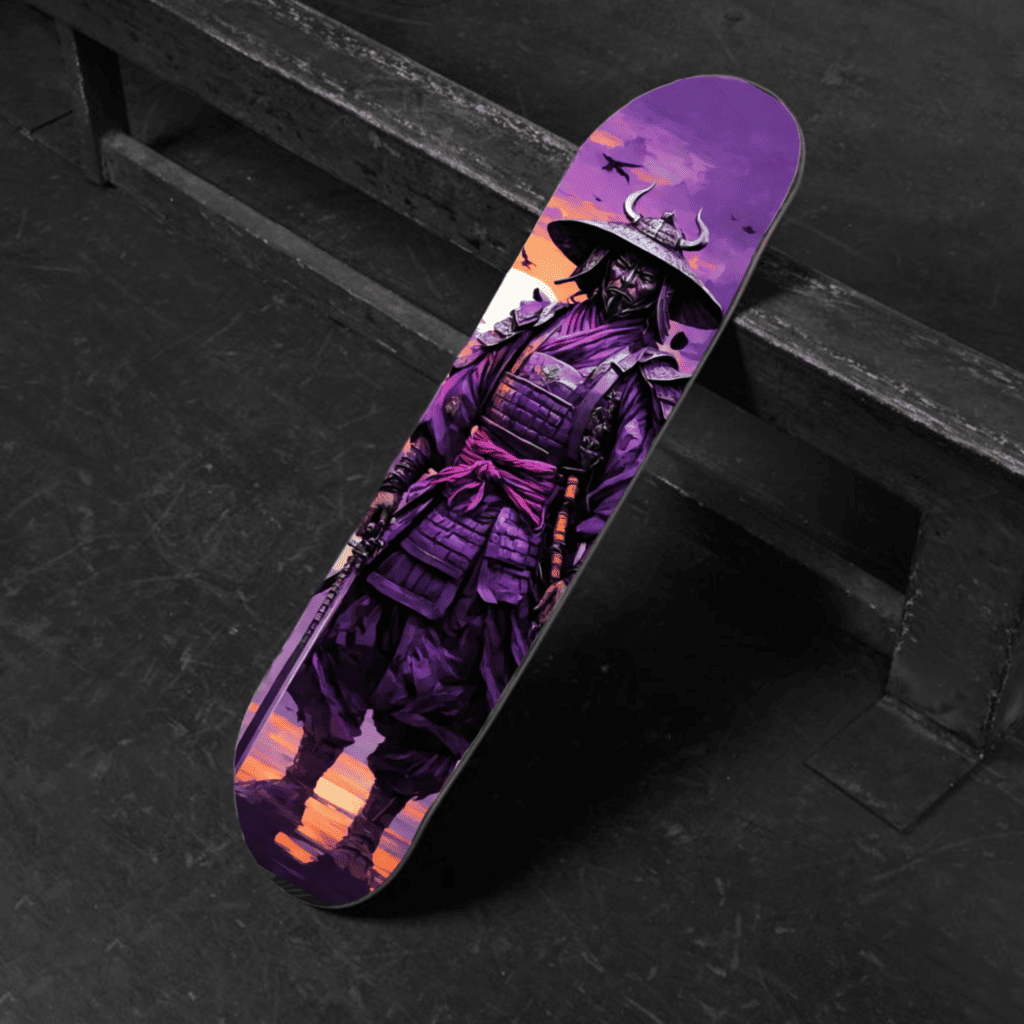 The Samurai Skateboard Deck