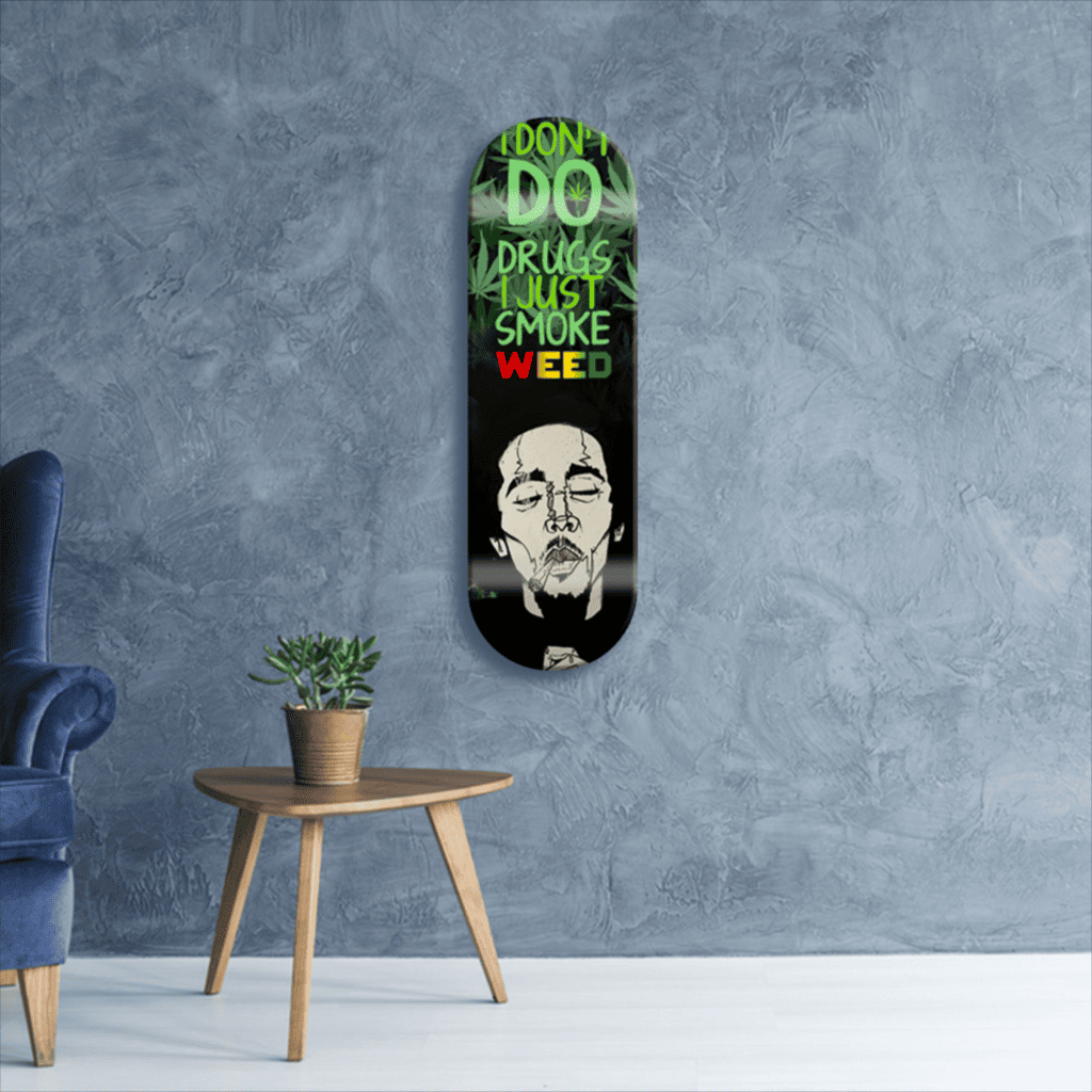 Smoke Weed Skateboard Deck