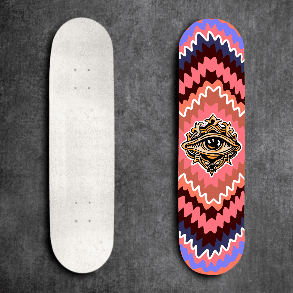 Eyes that watch everything Skateboard Deck