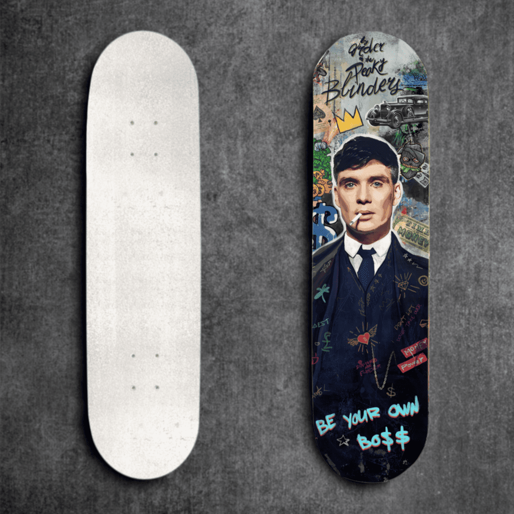 Tommy Shelby Skateboard Deck