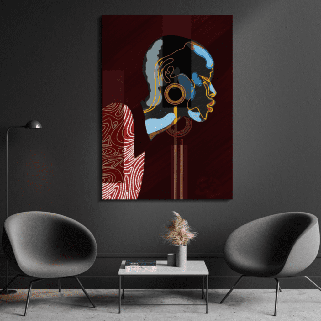 The Royal Lady Pop Art Canvas - Modern & Luxurious Wall Art – Aesthesy