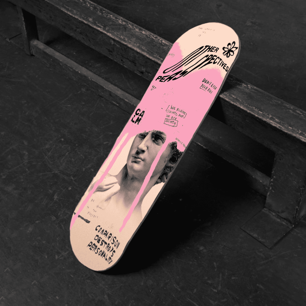 David of Michelangelo- The Perspectives Skateboard Deck