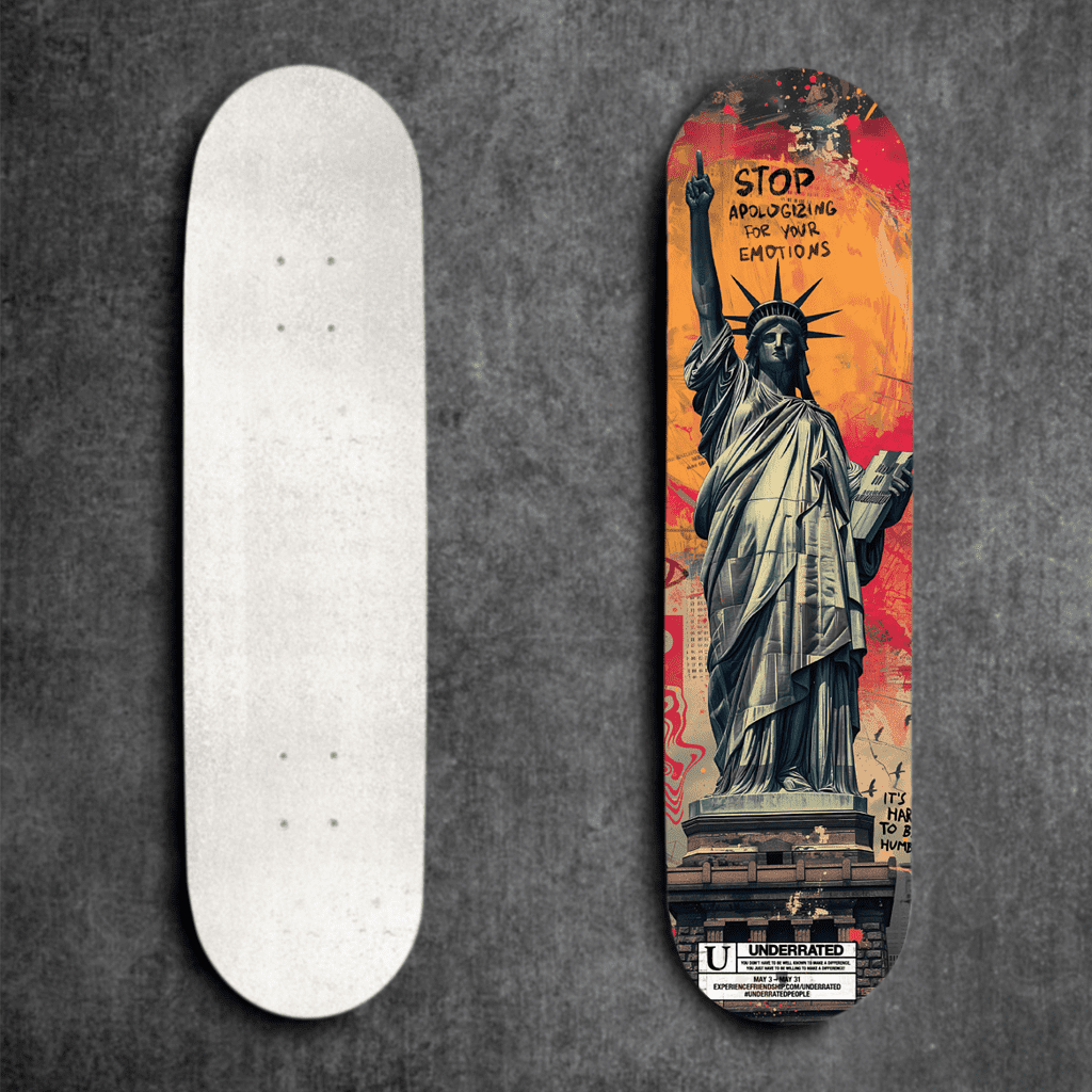 Statue Of Liberty Skateboard Deck