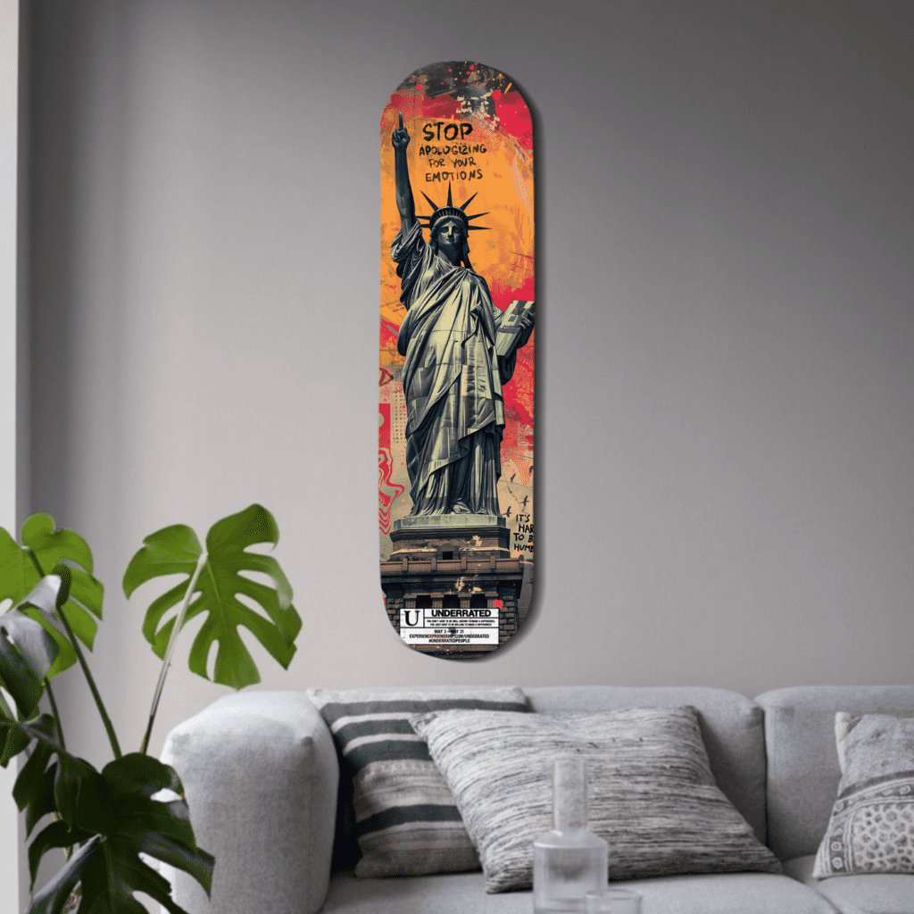 Statue Of Liberty Skateboard Deck