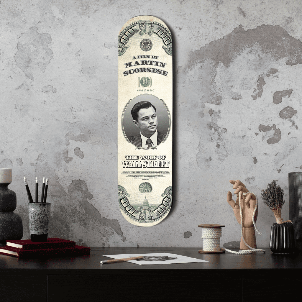 Wolf Of The Wall Street Skateboard Deck