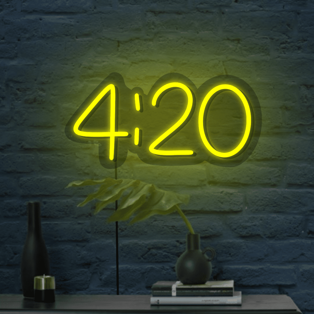 4:20 Neon Sign