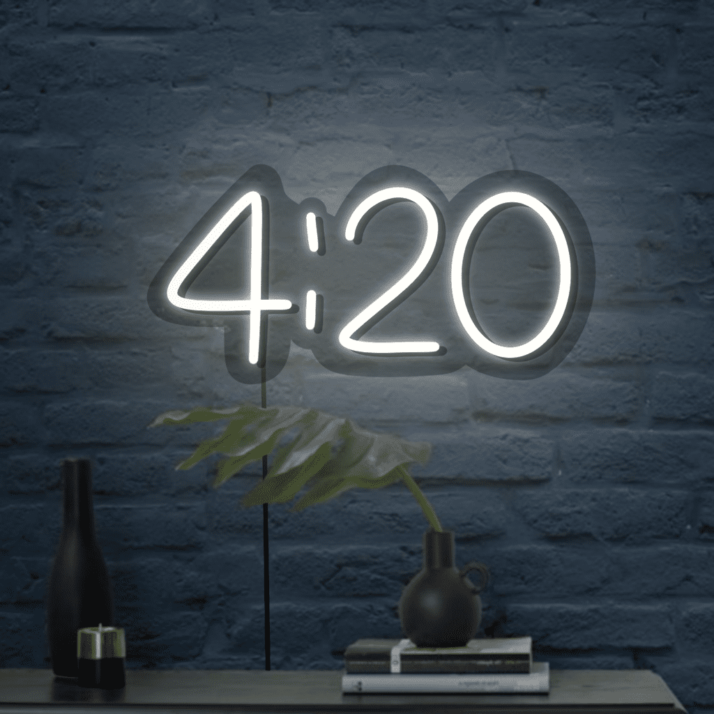 4:20 Neon Sign