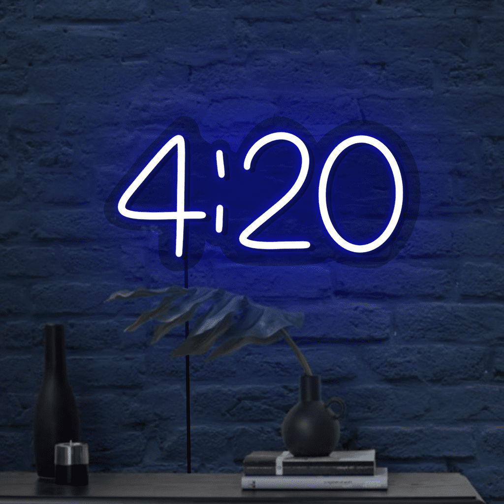 4:20 Neon Sign