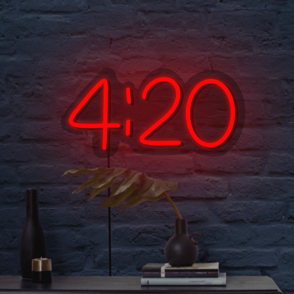 4:20 Neon Sign