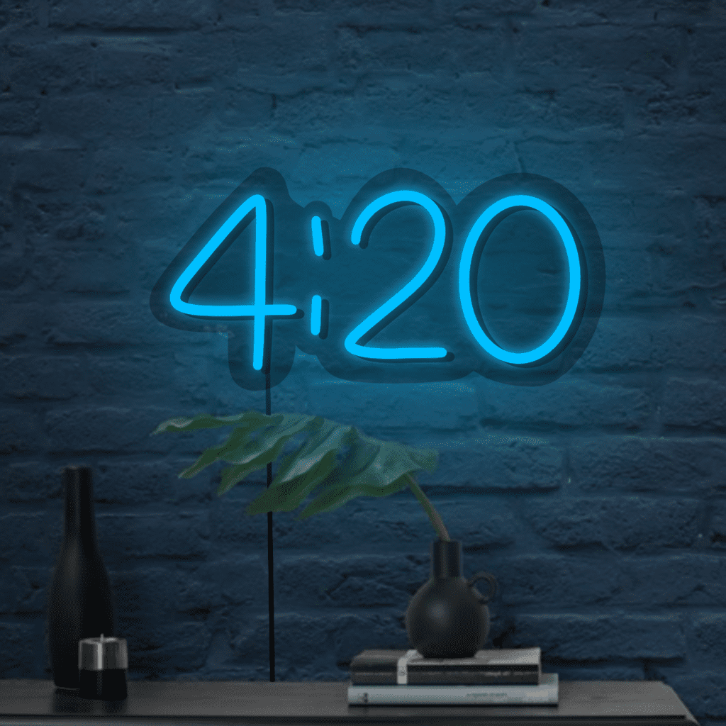 4:20 Neon Sign