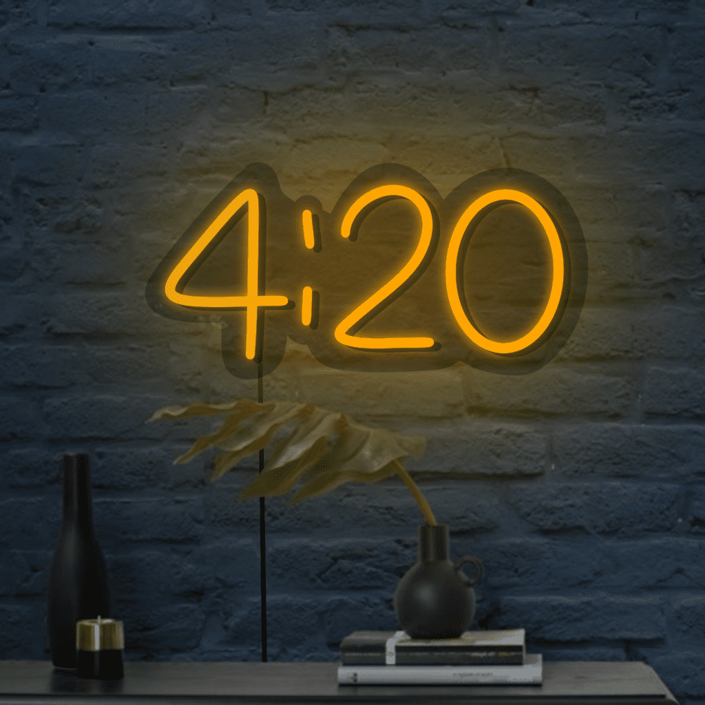 4:20 Neon Sign