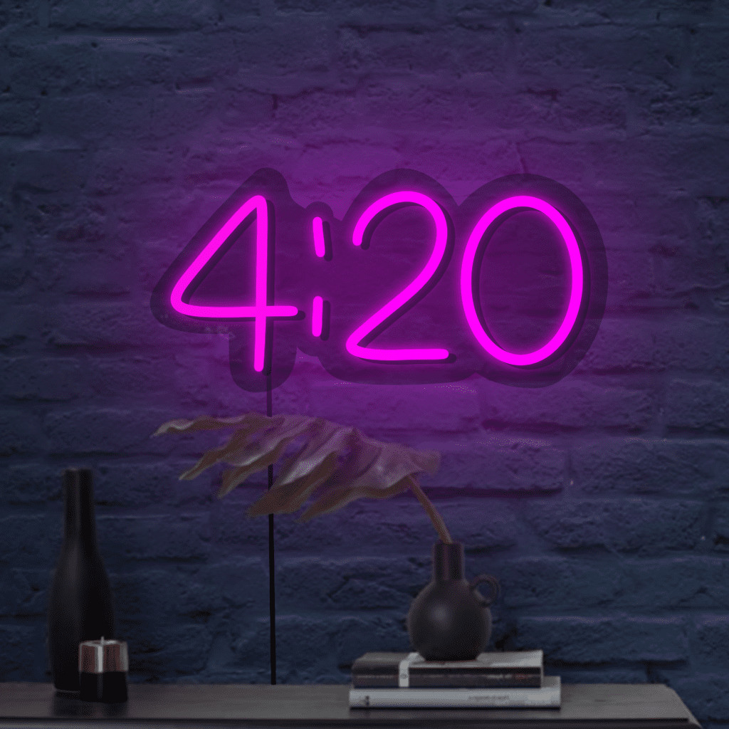 4:20 Neon Sign