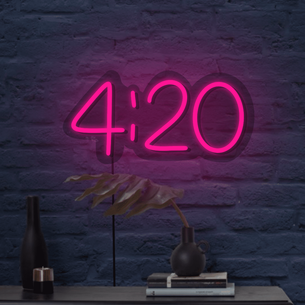 4:20 Neon Sign