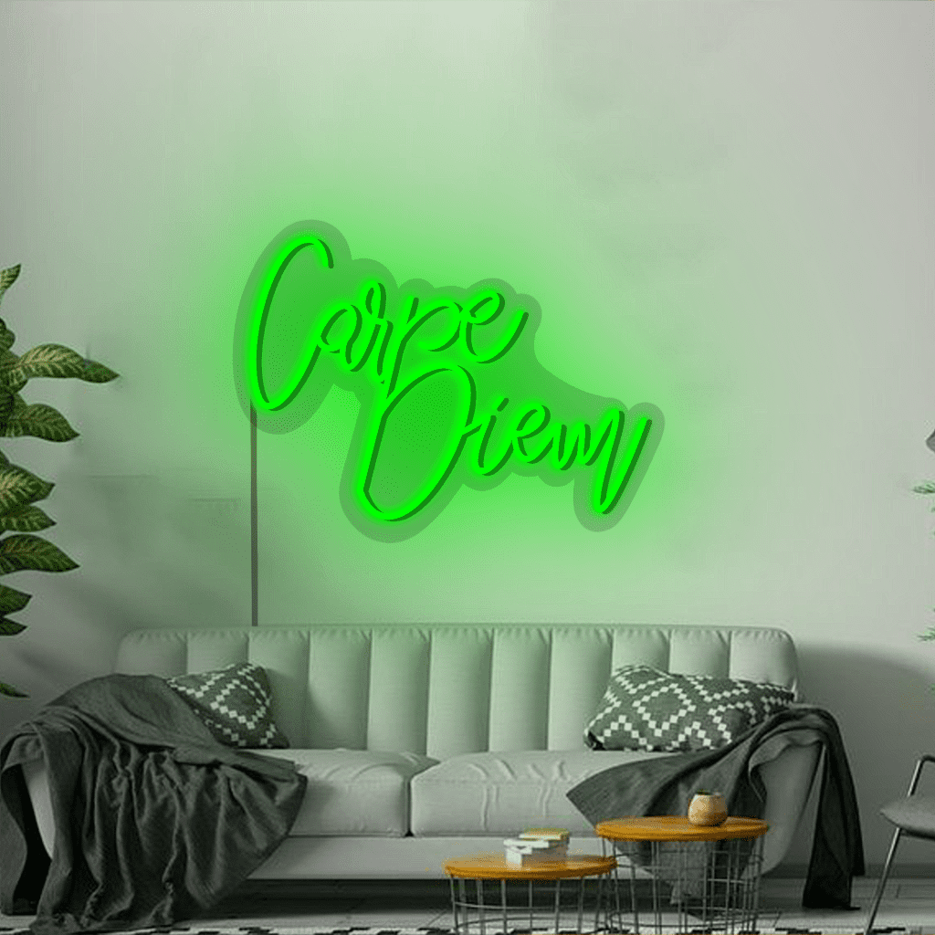 Carpe Diem Neon Sign