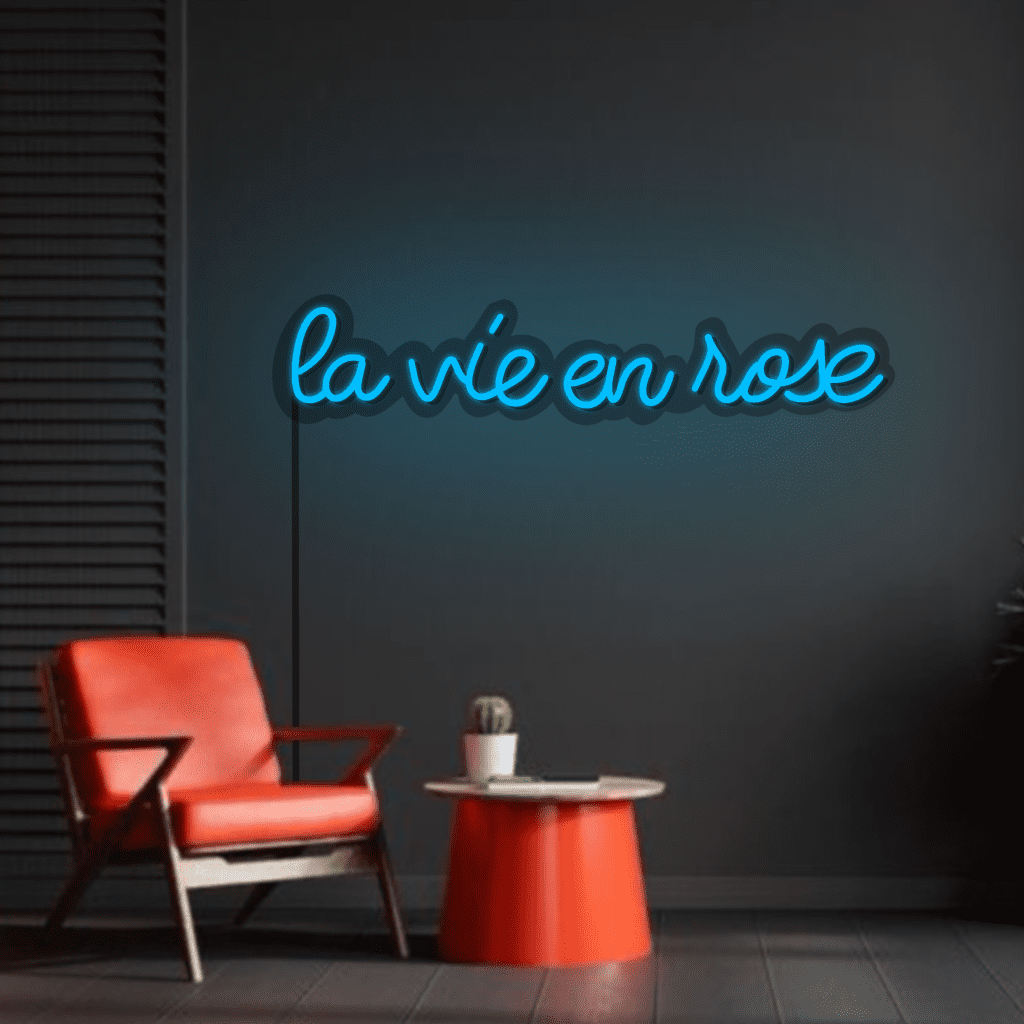 La Vie En Rose Neon Sign