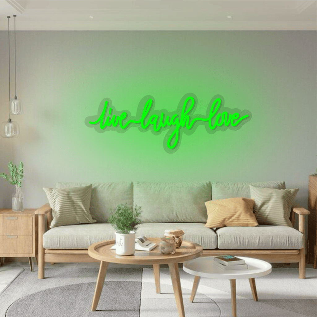 Live Laugh Love Neon Sign