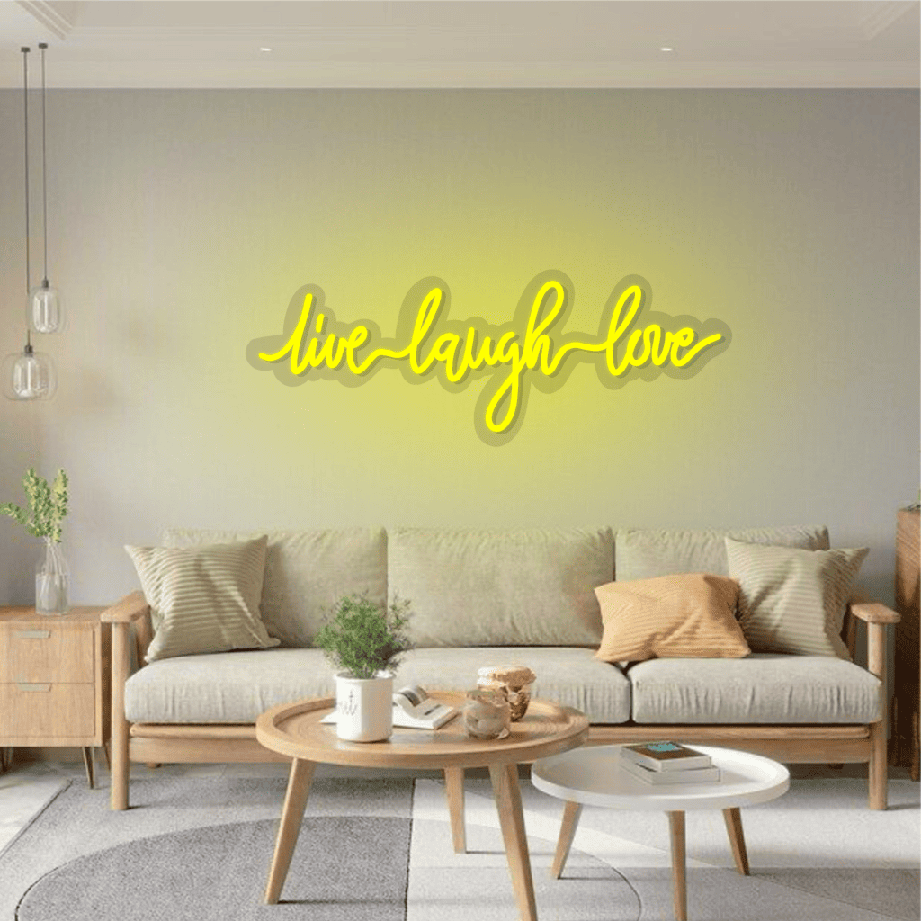 Live Laugh Love Neon Sign