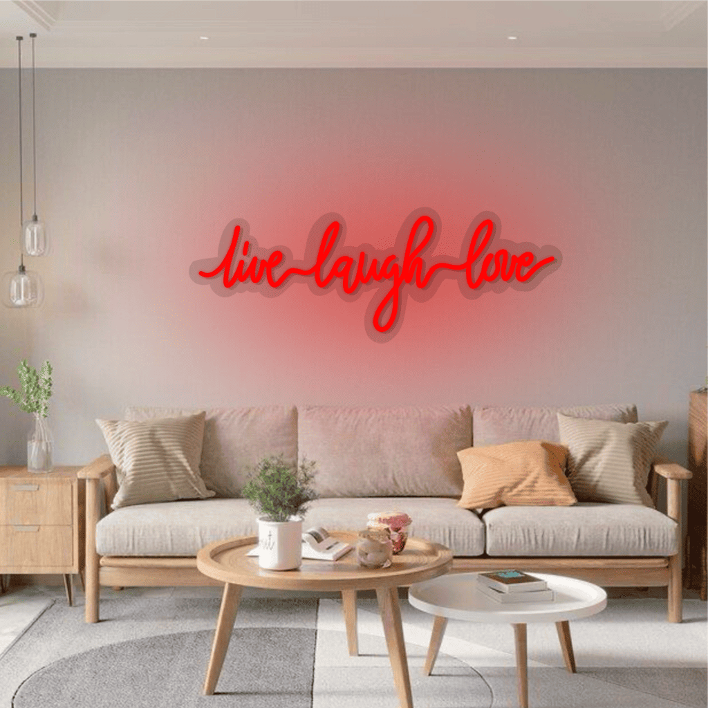 Live Laugh Love Neon Sign