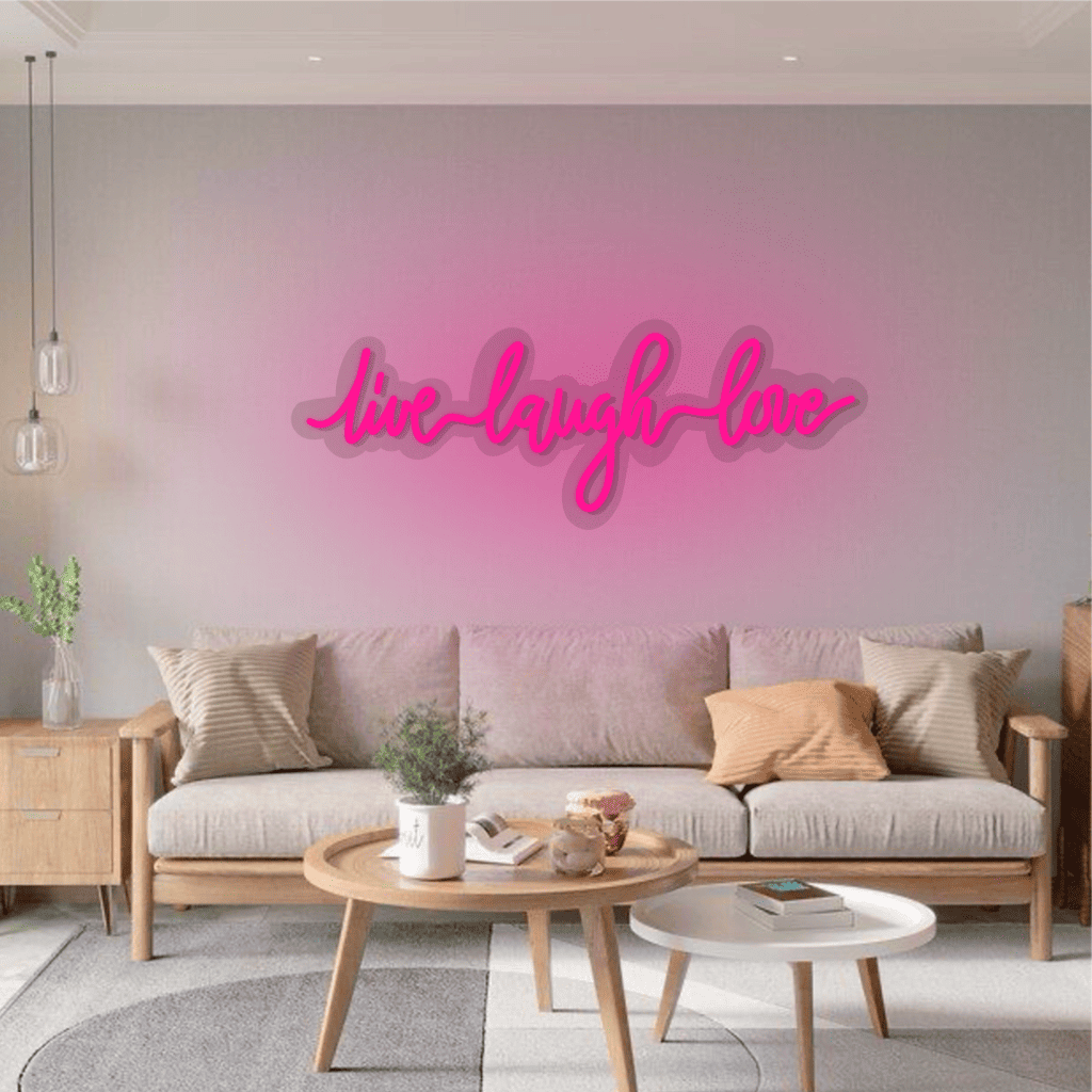 Live Laugh Love Neon Sign