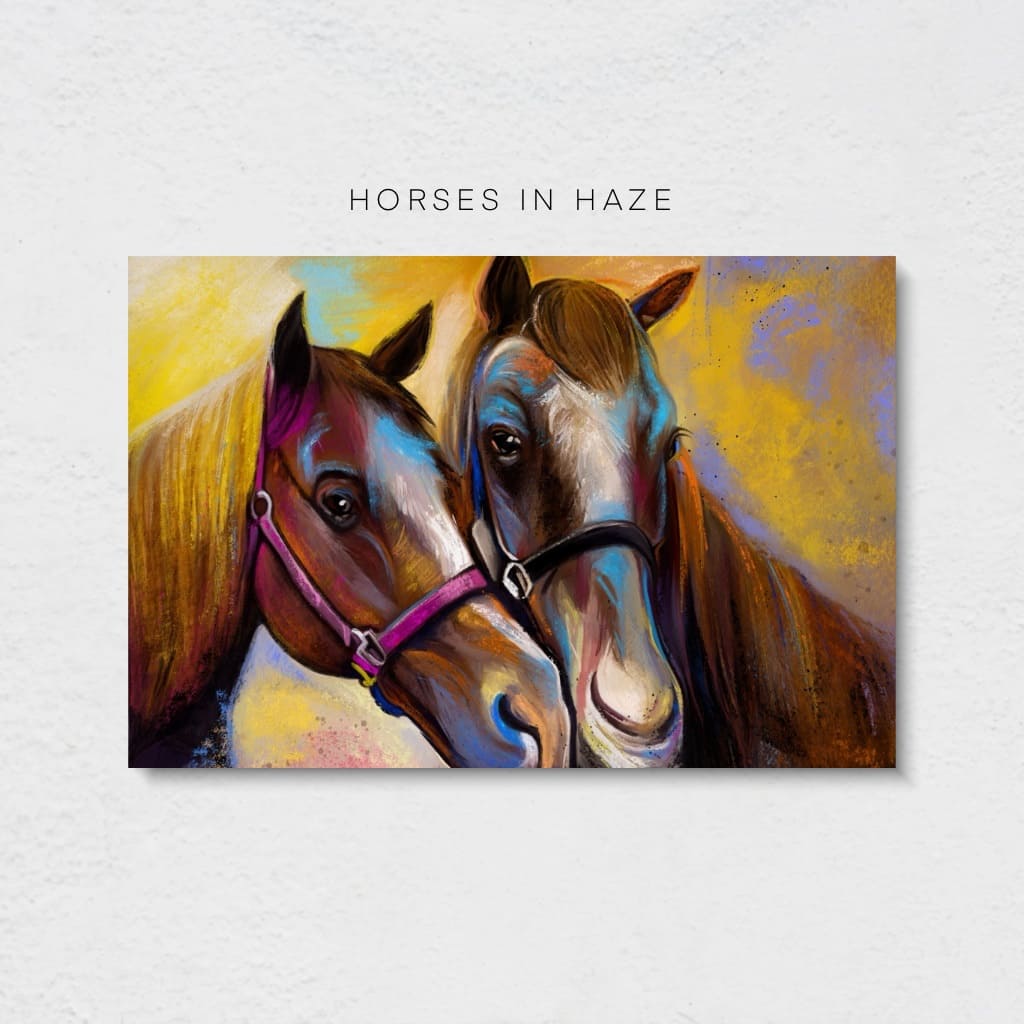 Horses in Haze