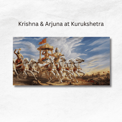 Krishna &amp; Arjuna at Kurukshetra