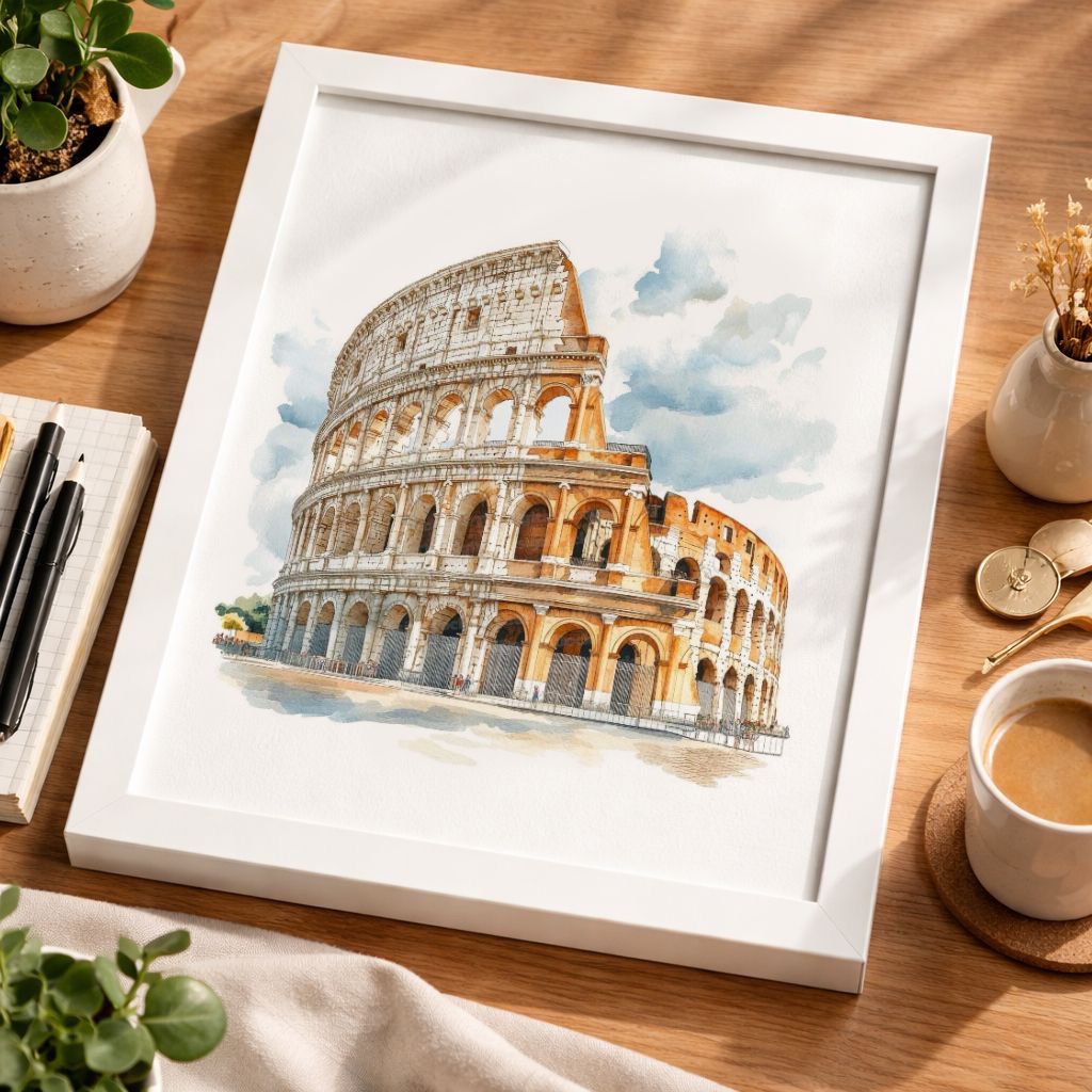 Our Place - Custom Landmark Illustration