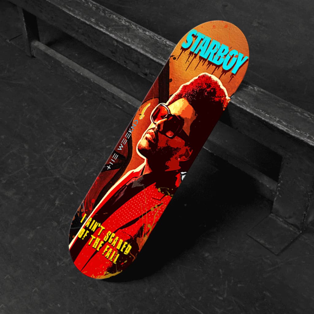 The Weeknd Skateboard Deck