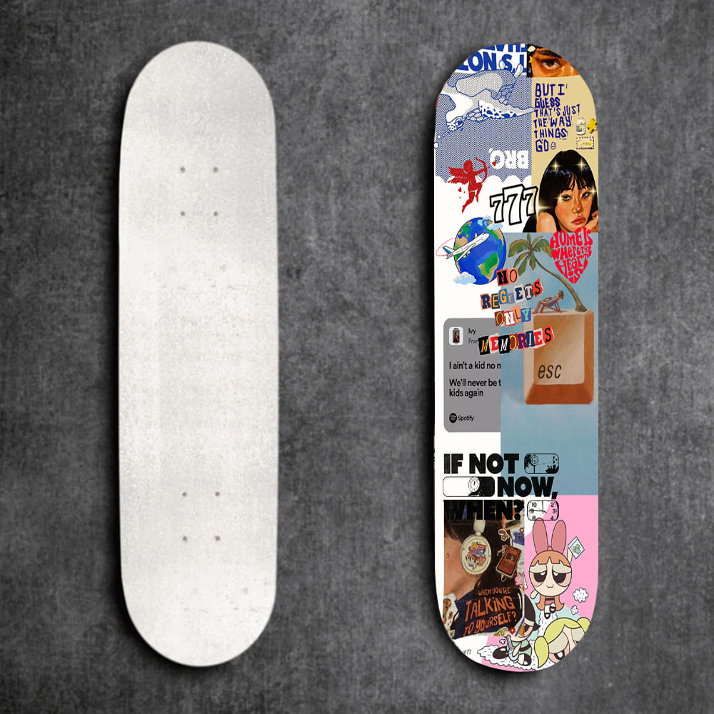 If Not Now, When? Skateboard Deck