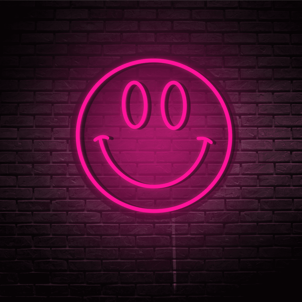 Smiley Face Neon Sign