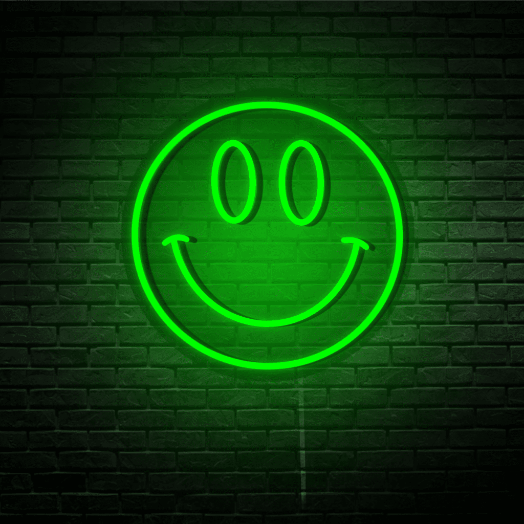 Smiley Face Neon Sign