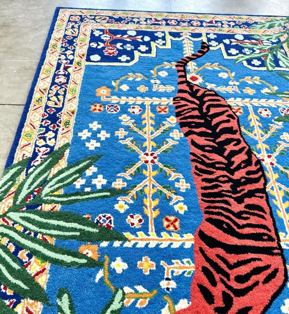 Red Tiger Handmade Rug