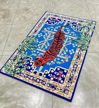 Red Tiger Handmade Rug