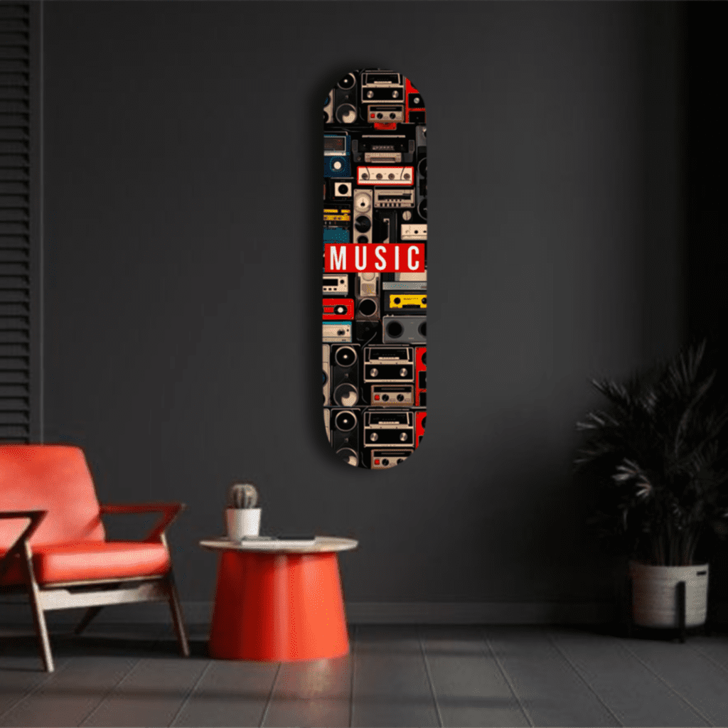 Music Skateboard Deck