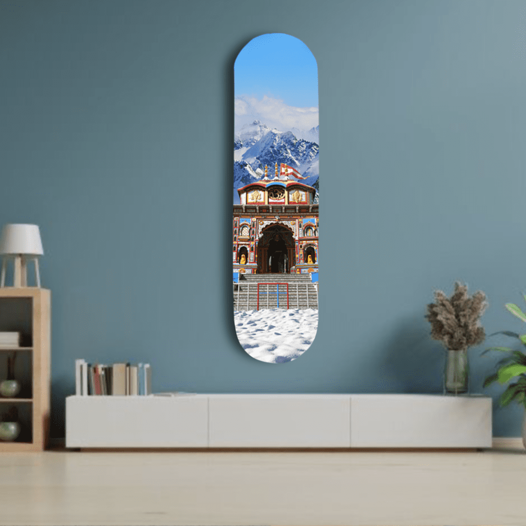 Badrinath Temple Skateboard Deck