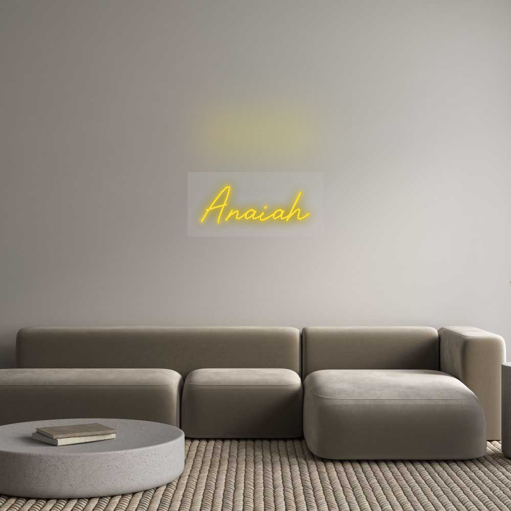 Custom Neon Sign: Anaiah