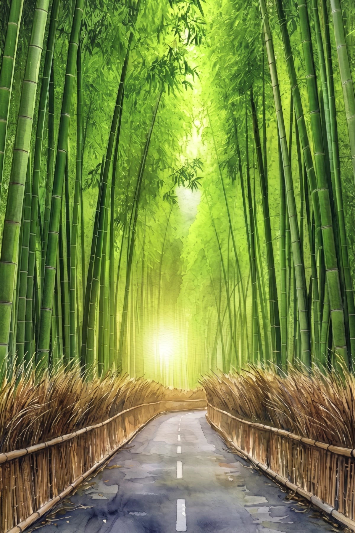 Bamboo Road original artwork
